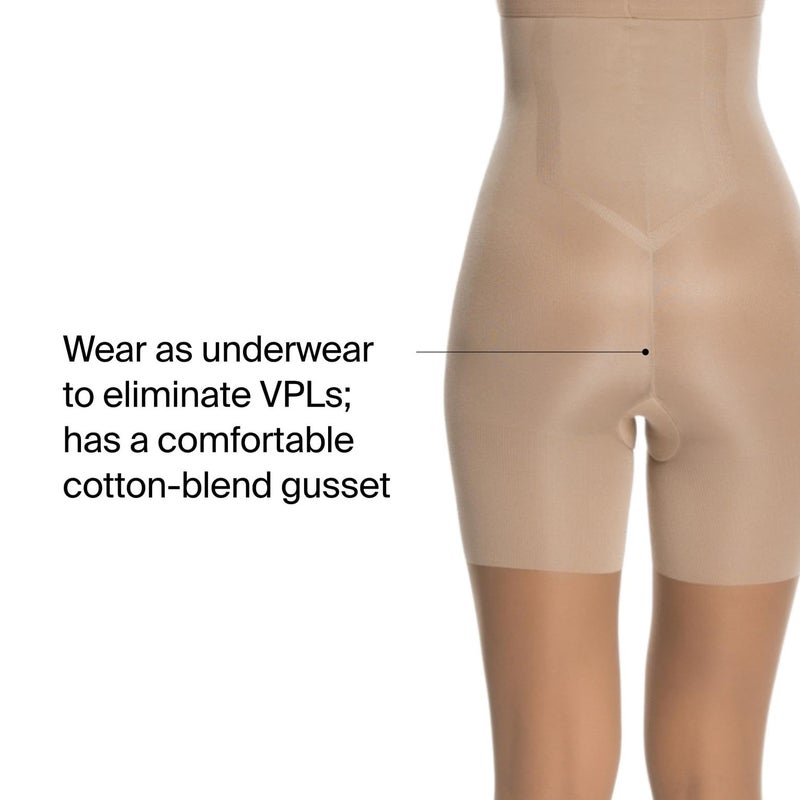 Spanx Shapewear For Women Original High-Waisted Footless Tummy Control Shaper (Regular and Plus Sizes) Nude c - Image 4